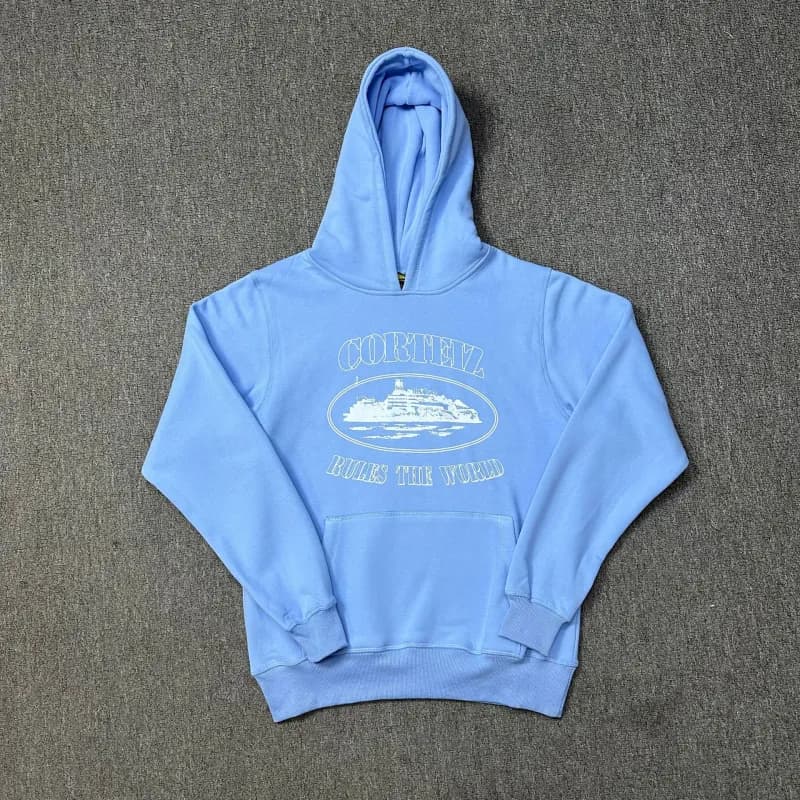 Palace Hoodie Five Star Yacht — 913天蓝色