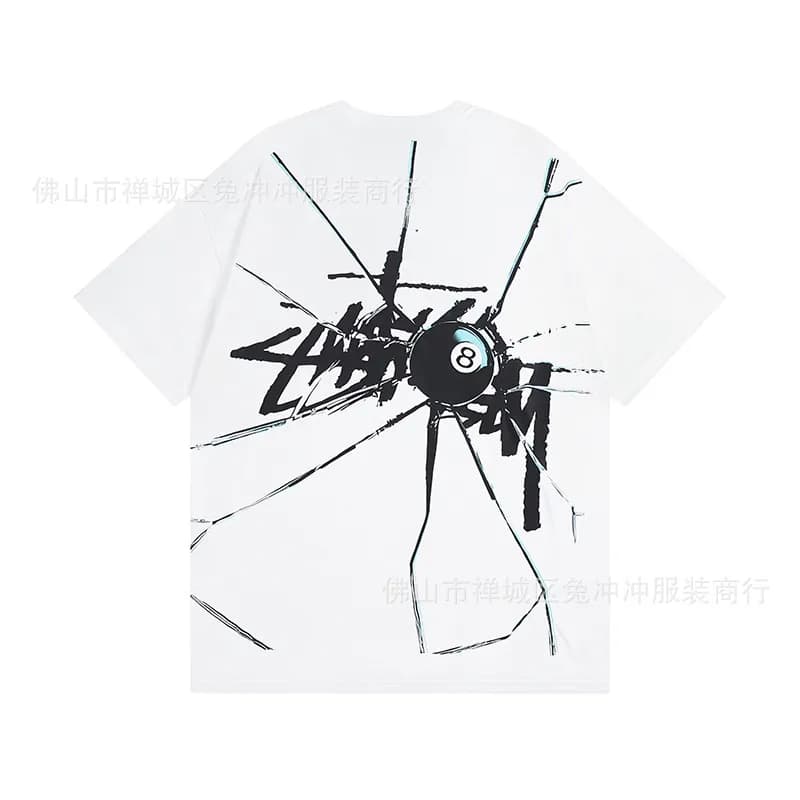 Stüssy Graphic Tee Shattered Glass 8-Ball