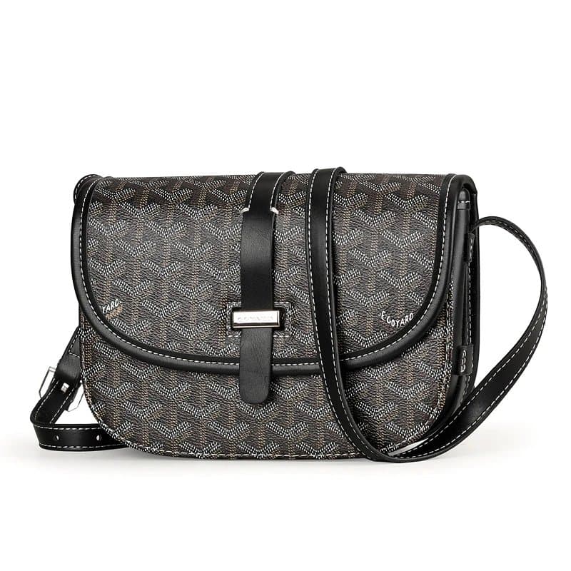 Goyard Saint Louis Saddle Bag Chevron Canvas