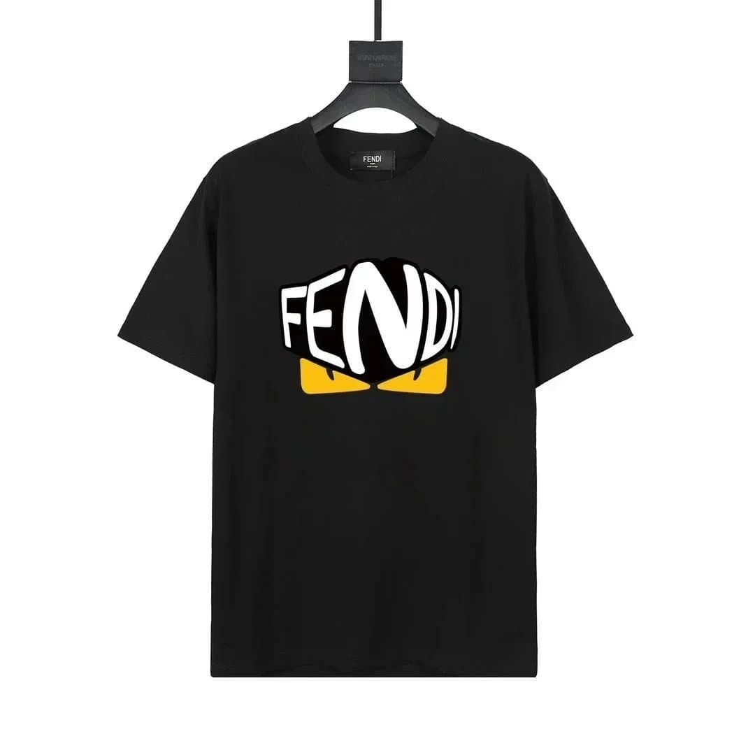 Fendi FF Logo T-Shirt Embossed Monogram — 010107016