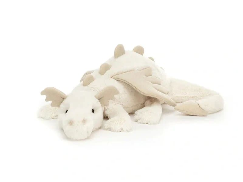 Be@rbrick Plush Dragon Glitter Wing — 雪龙中白色50cm · 赠3b防尘袋