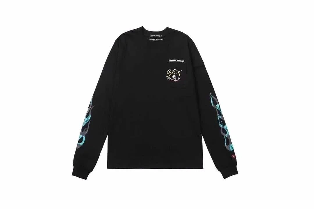Chrome Hearts Long Sleeve Tee Multi-Graphic — 010412011