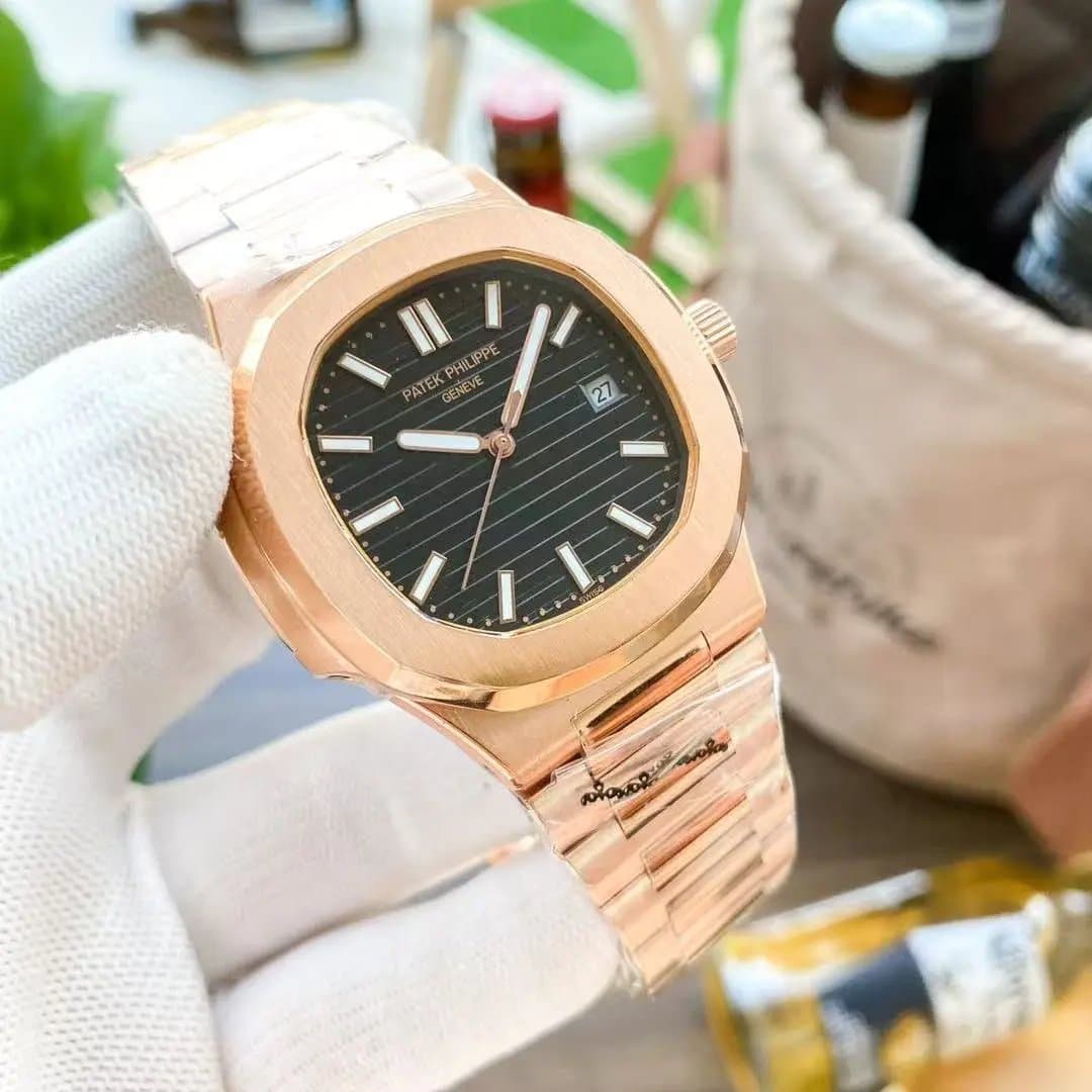 Patek Philippe Nautilus Black Dial with Date
