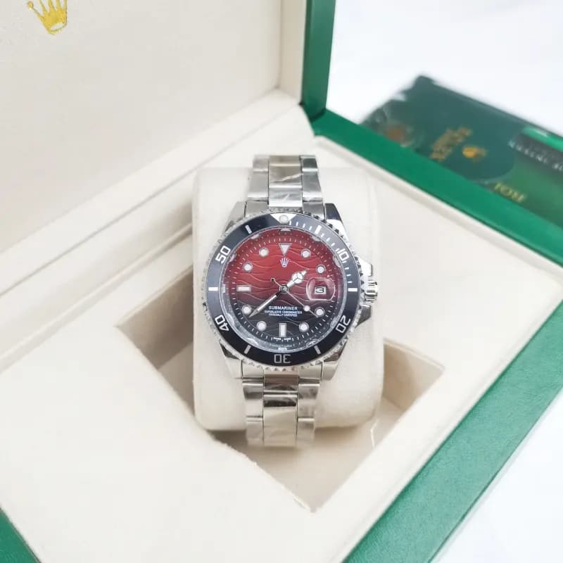 Rolex Submariner Two-Tone Blue Dial — 变色水鬼黑圈红黑面
