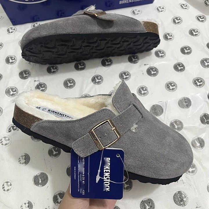 Birkenstock Boston Suede — 32