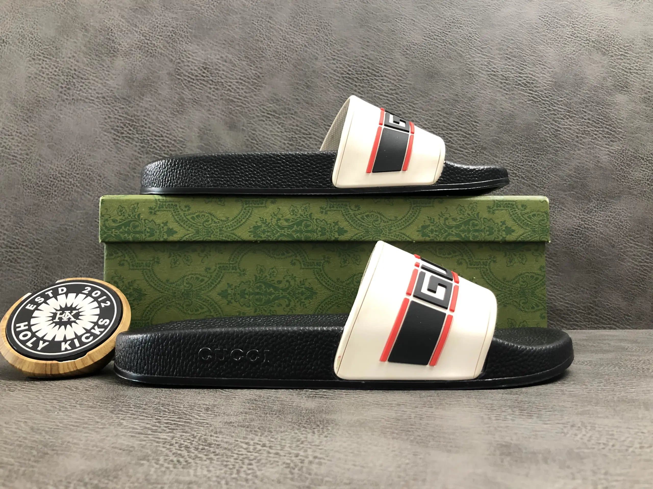 Gucci GG Marmont Slide Monogram Rubber — 27STYPLE