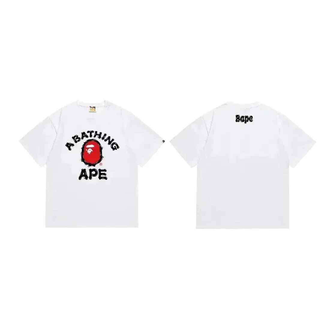 BAPE Graphic Tee Ape Head Repeat Print — 09