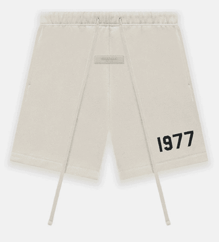 Fear of God Essentials Drawstring Shorts Essentials Logo — 1977小麦色（毛圈）