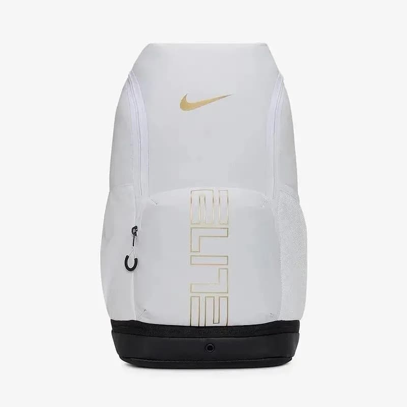 Nike Elite Backpack White/Gold