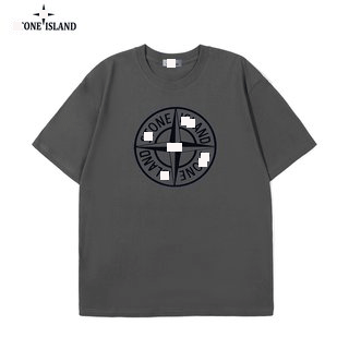 Stone Island T-Shirt Logo Patch — 807水泥色