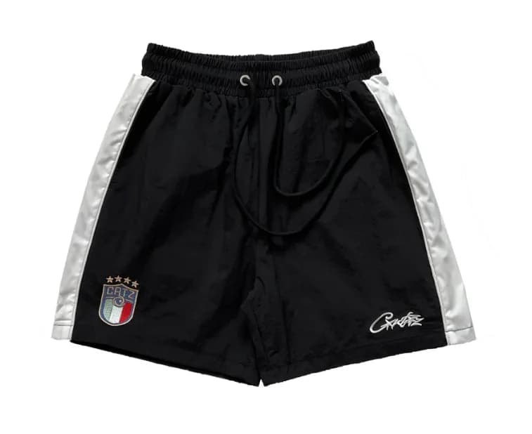 Converse Basketball Shorts Star Logo Panel — 8238#Black