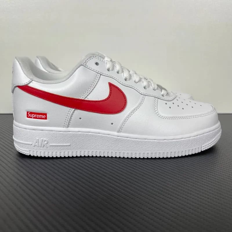 Nike Air Force 1 Low Triple White — 【G版】AF1 SUP白红CU9225-101