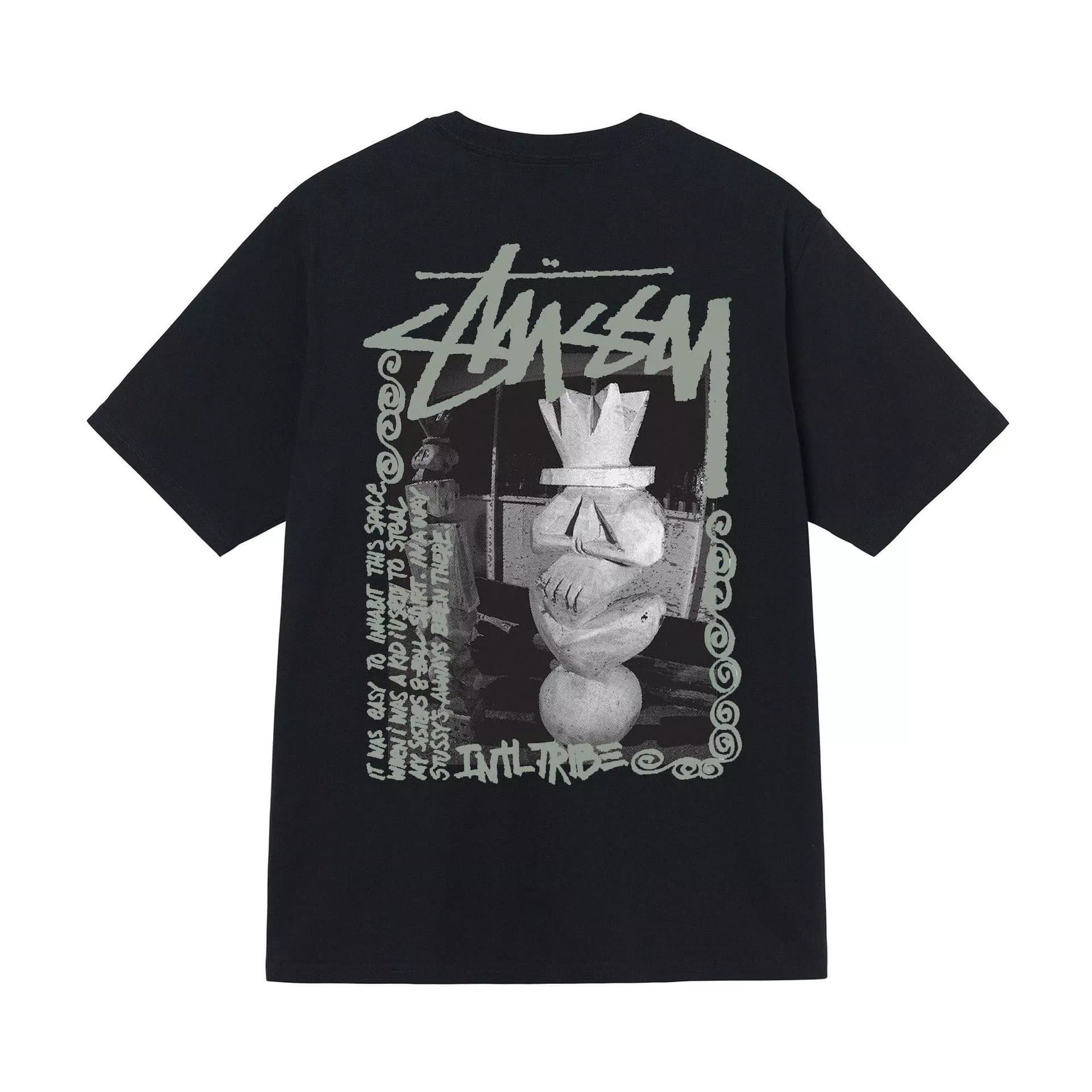 Stüssy Graphic Tee Intricate Sculpture Print
