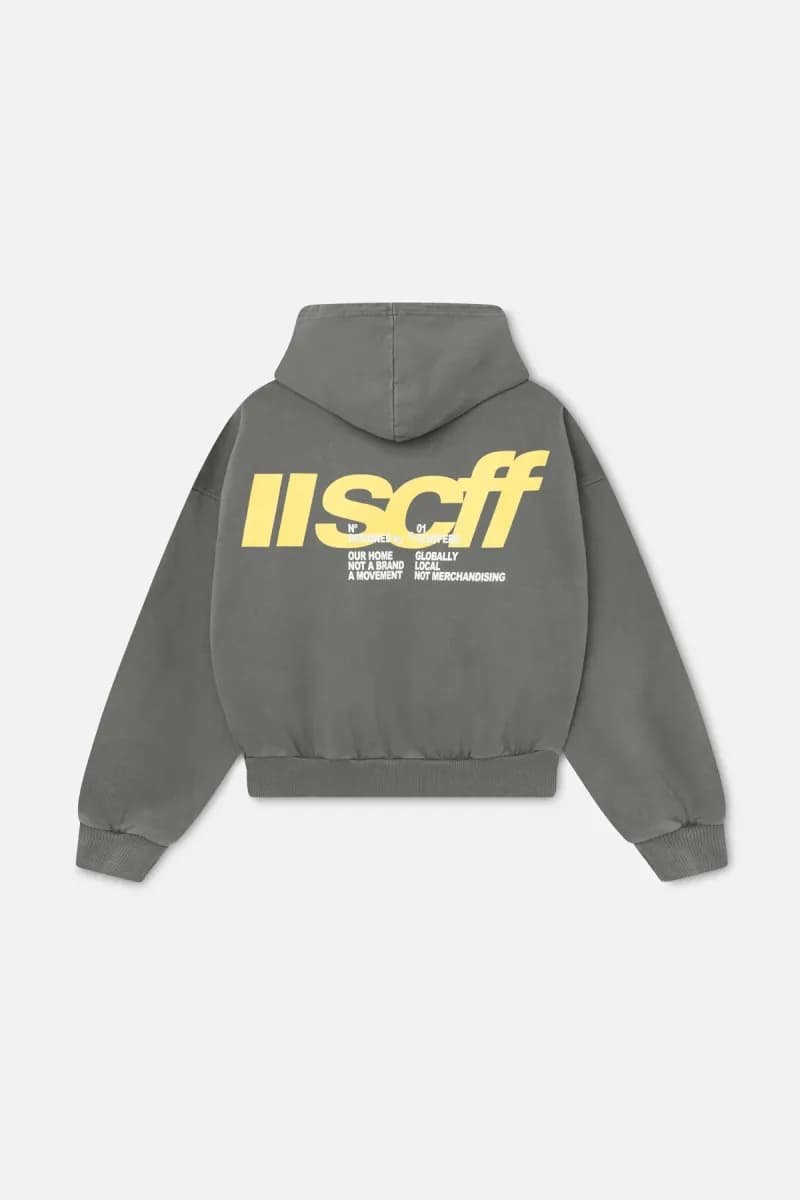 Hooded Sweatshirt SCFF Logo Print