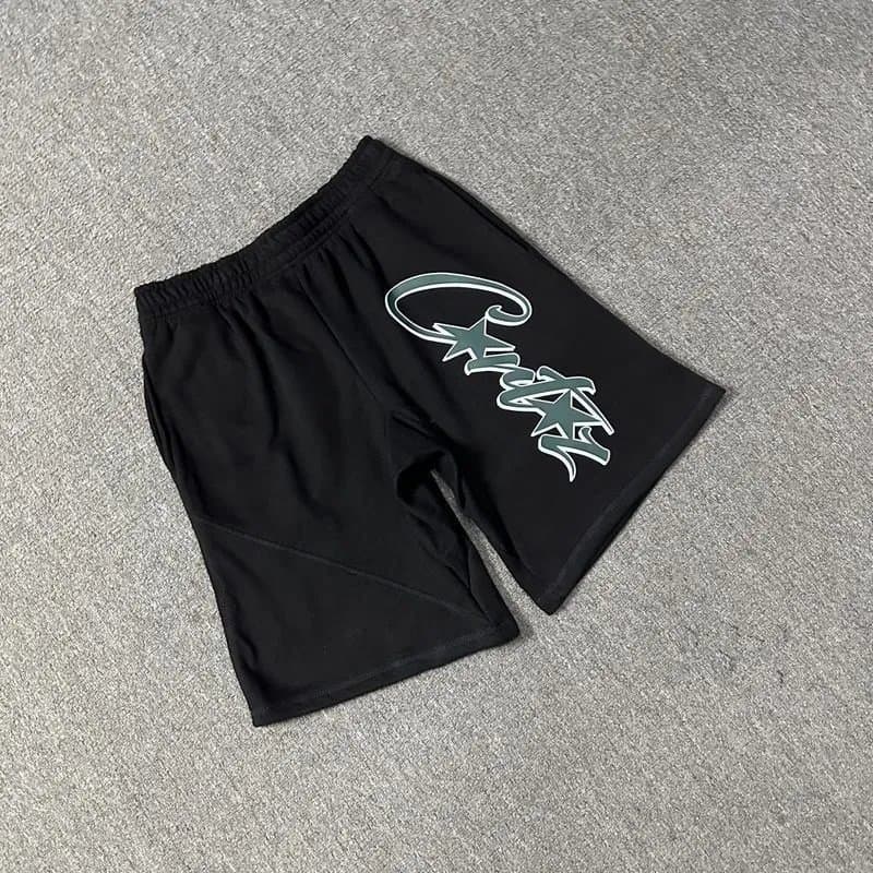 Travis Scott Logo Shorts Pink Script — 805黑色