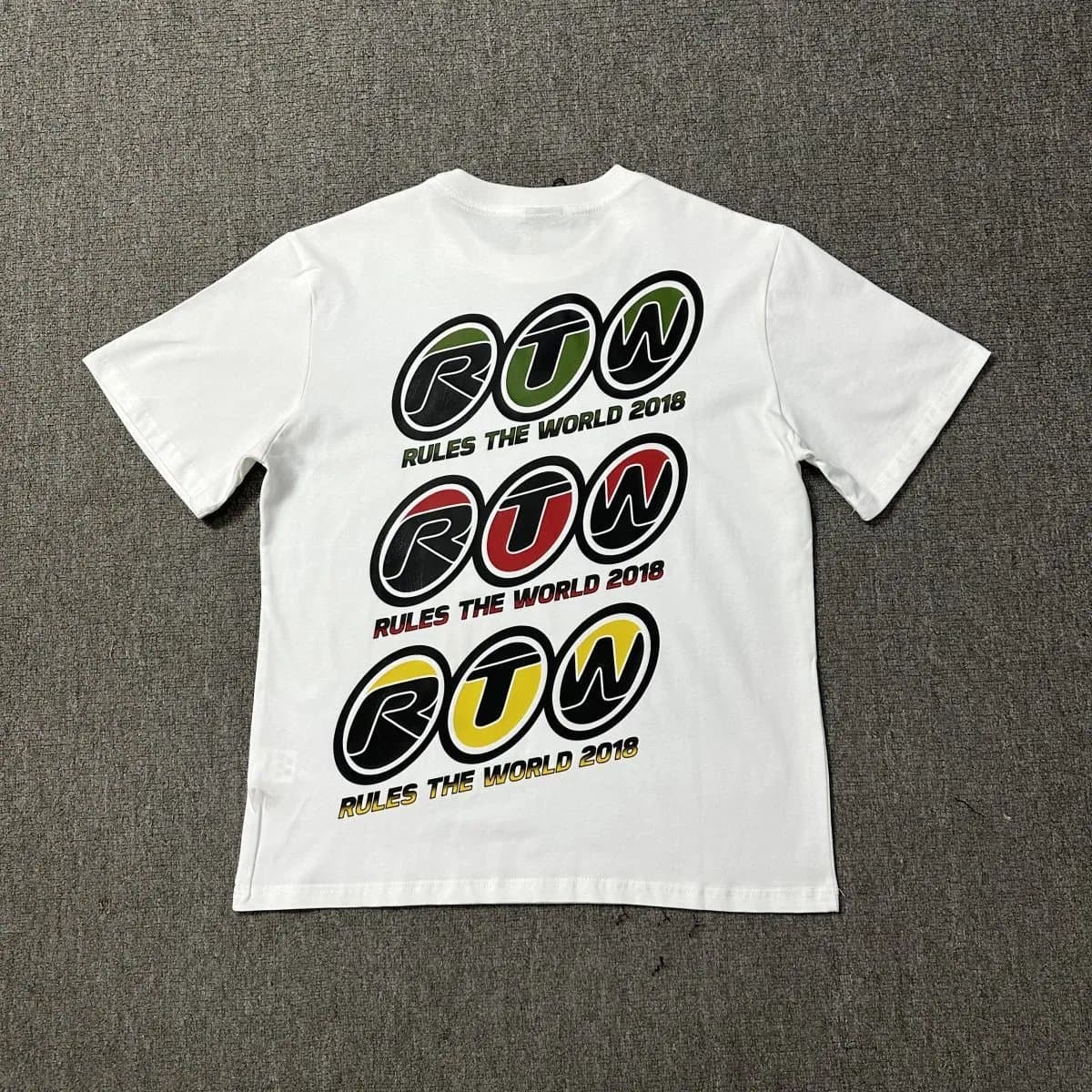 Balenciaga Oval Logo Tee Rustic Ship Print — 3131