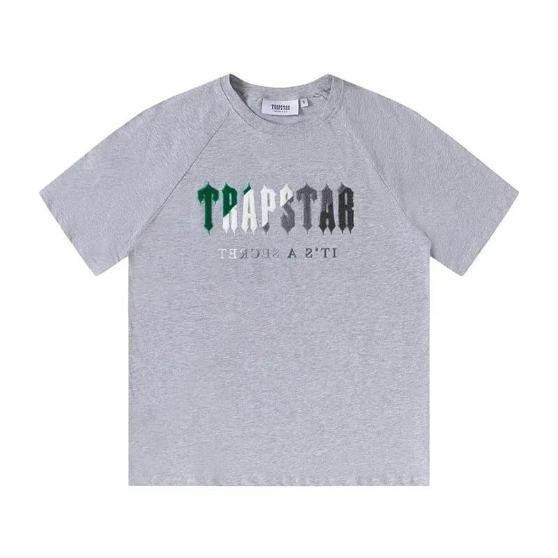 Trapstar Logo Shorts Bold Script — 612# T恤 灰