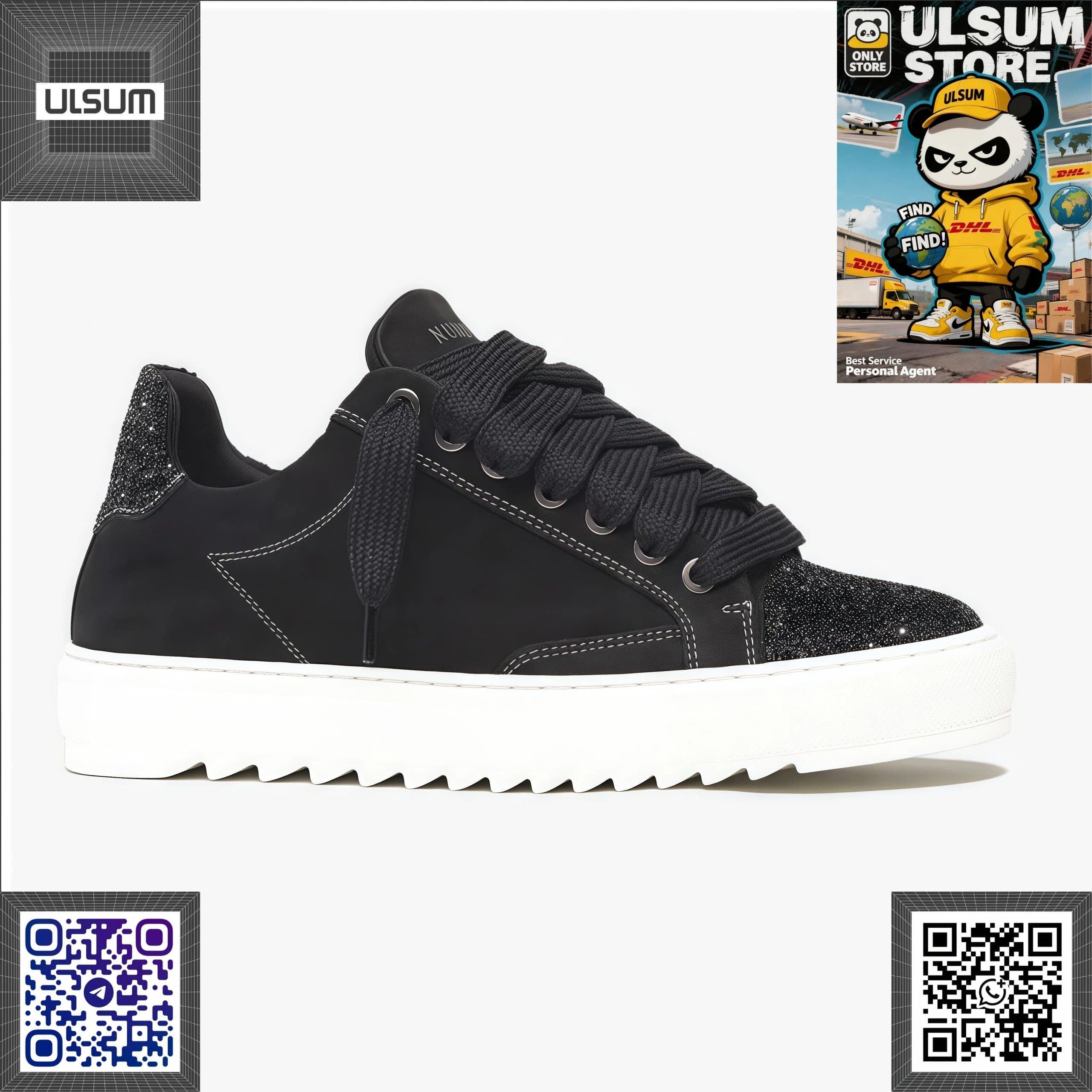 Numeris Atelier Star Sneaker Glitter Toe & Heel