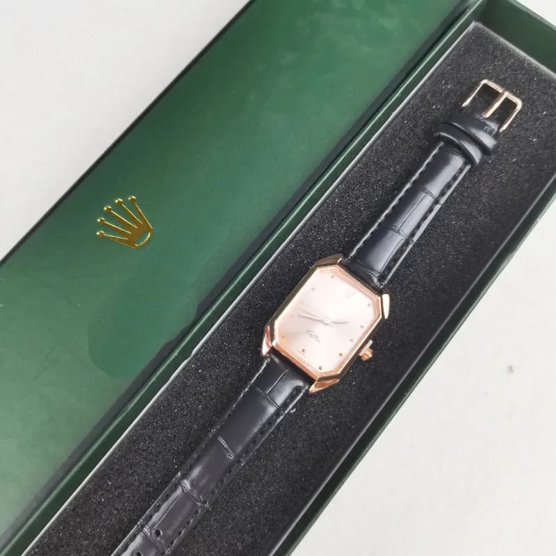 Rolex Oyster Perpetual Octagonal Case with Diamond Hour Markers