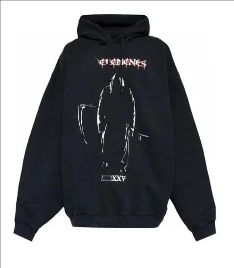 Off-White Hoodie Grim Reaper Graphic