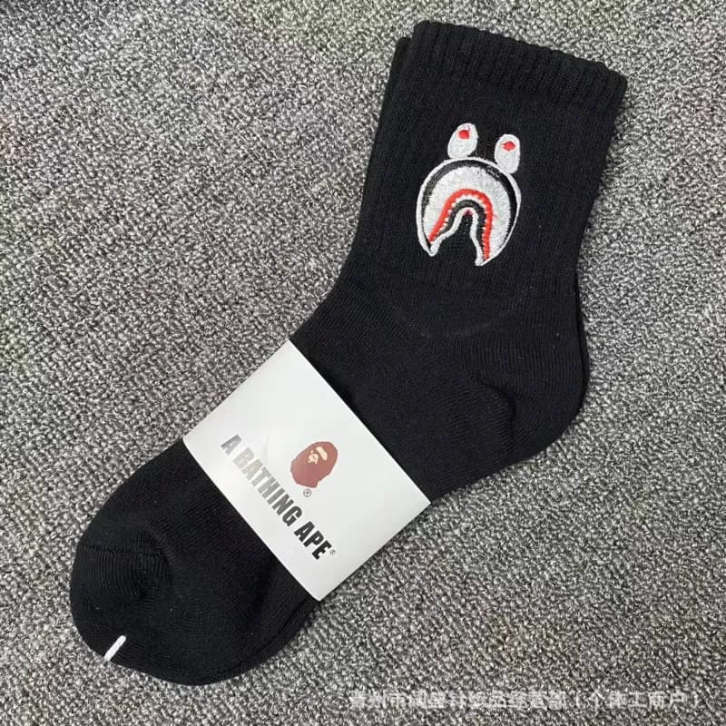 BAPE Crew Sock Ape Head Logo