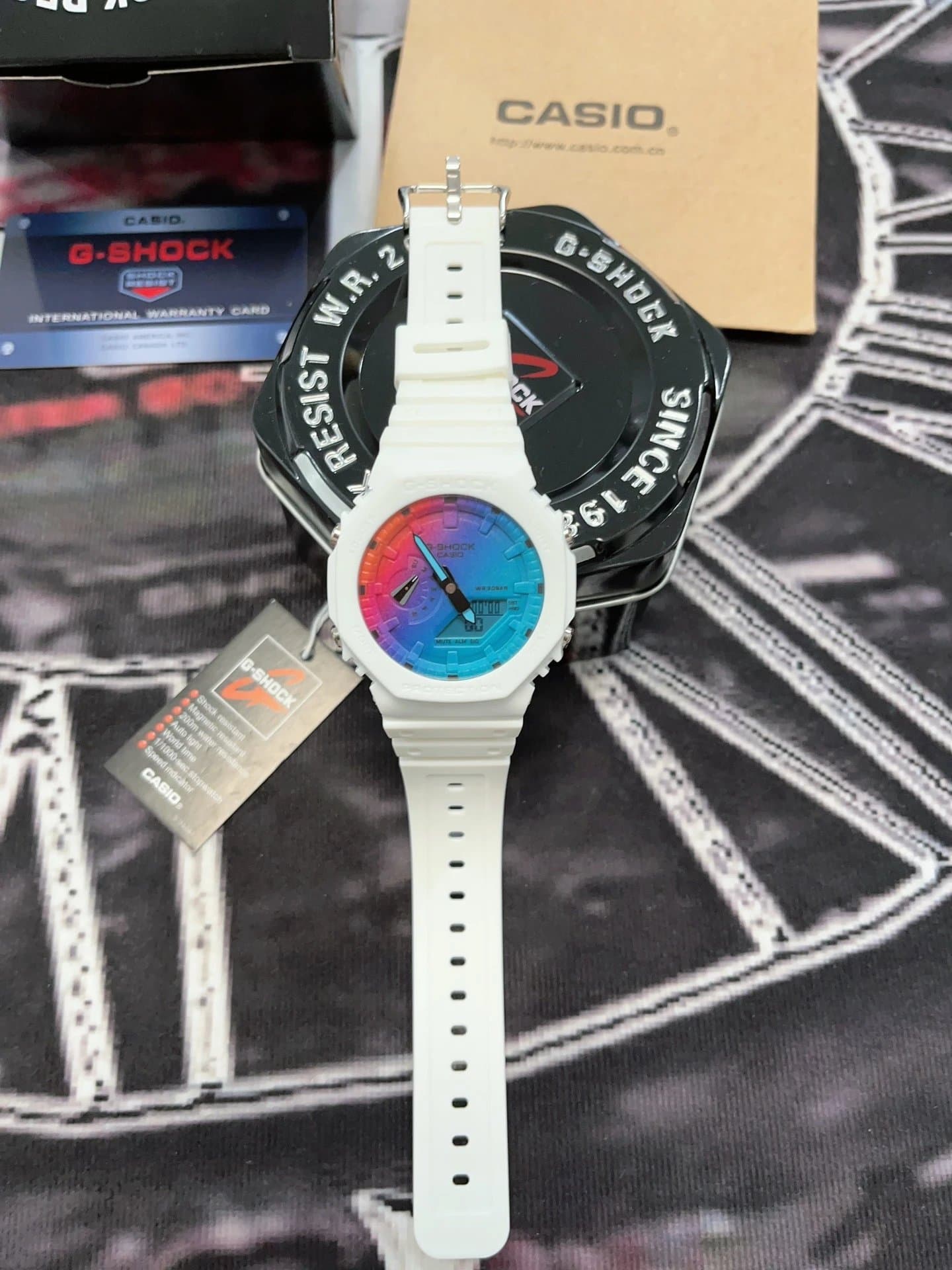 Casio G-Shock GA-2100 Rainbow Dial