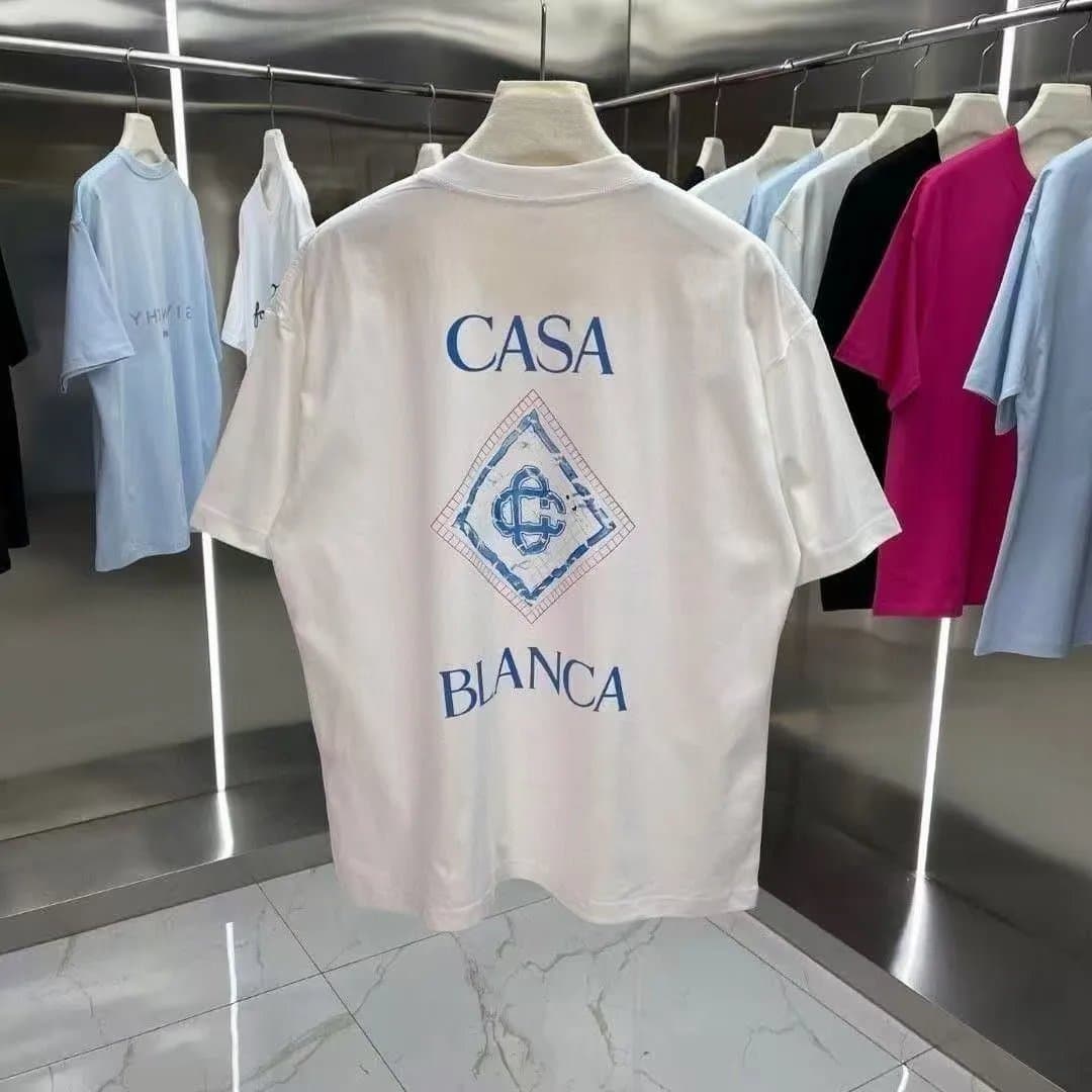 Casablanca Casa Blanca Logo Tee Diamond Logo Print