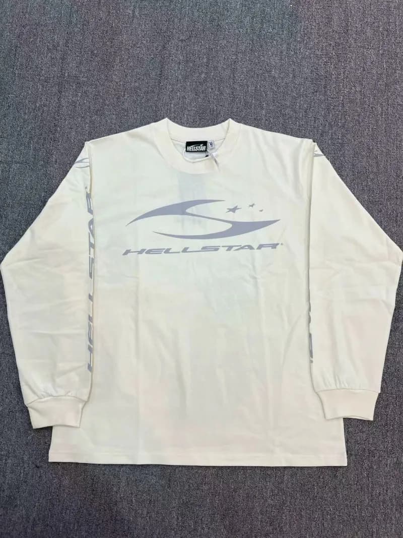 Hellstar Long Sleeve Tee Brain Helmet Graphic — 28