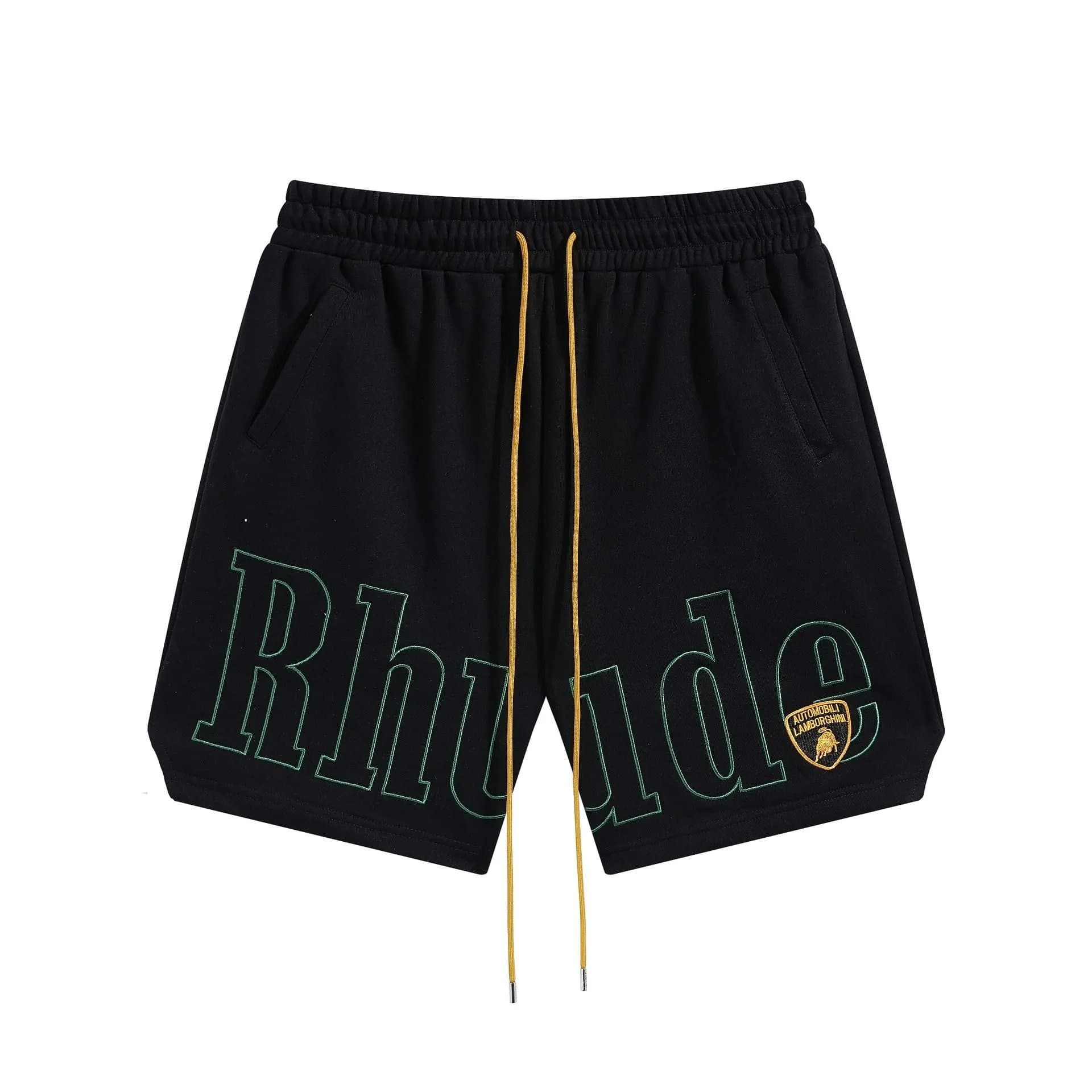 Rhude Knit Shorts Script Logo — 14