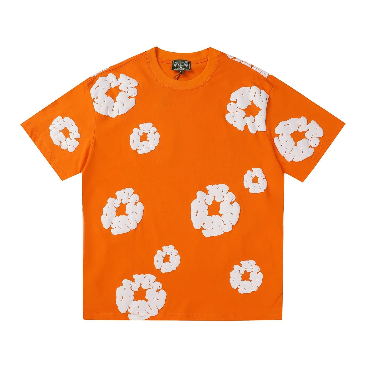 Off-White Shorts Set Cloud Print — TZ01橙色短袖