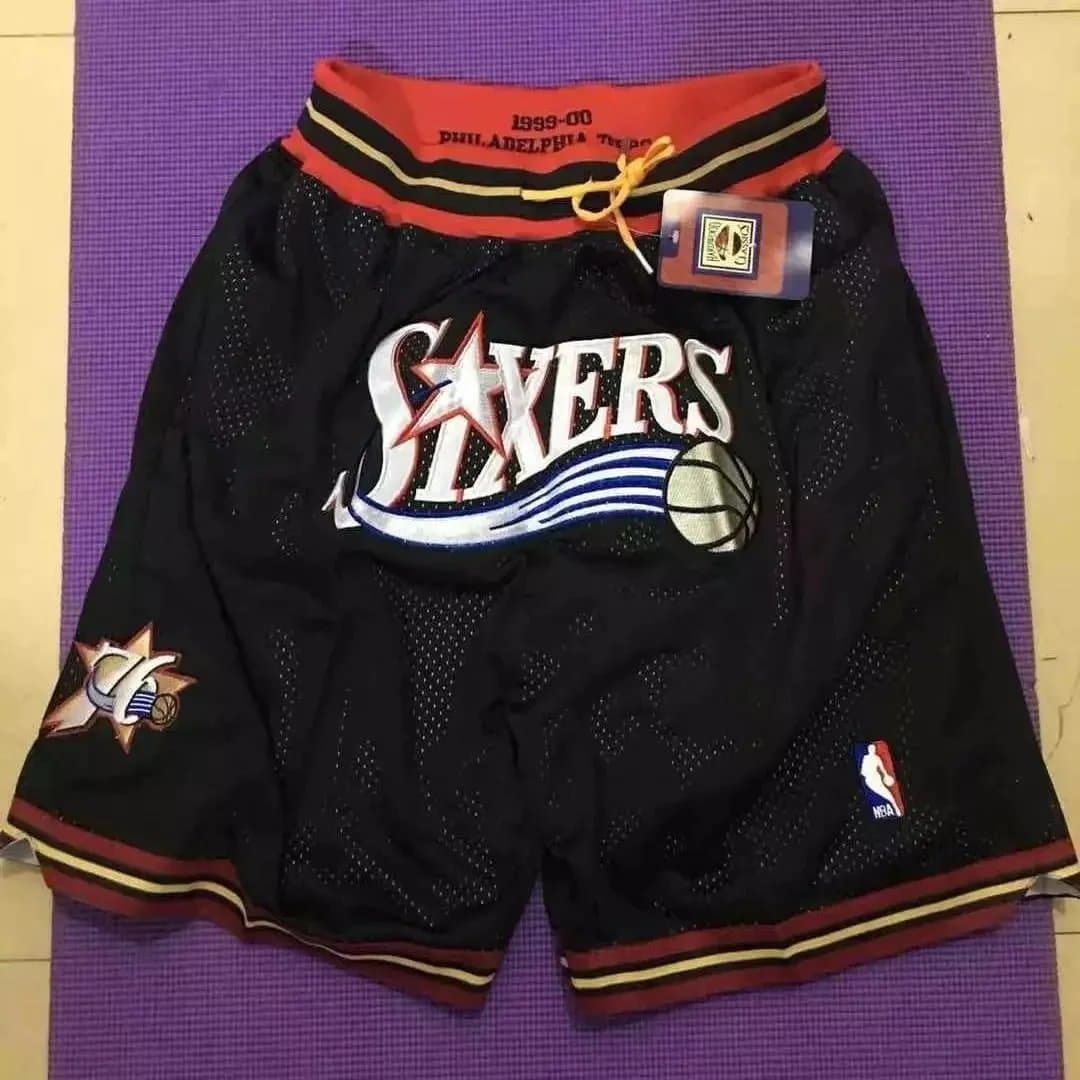 NBA Philadelphia 76ers Shorts 1999-00 Swingman