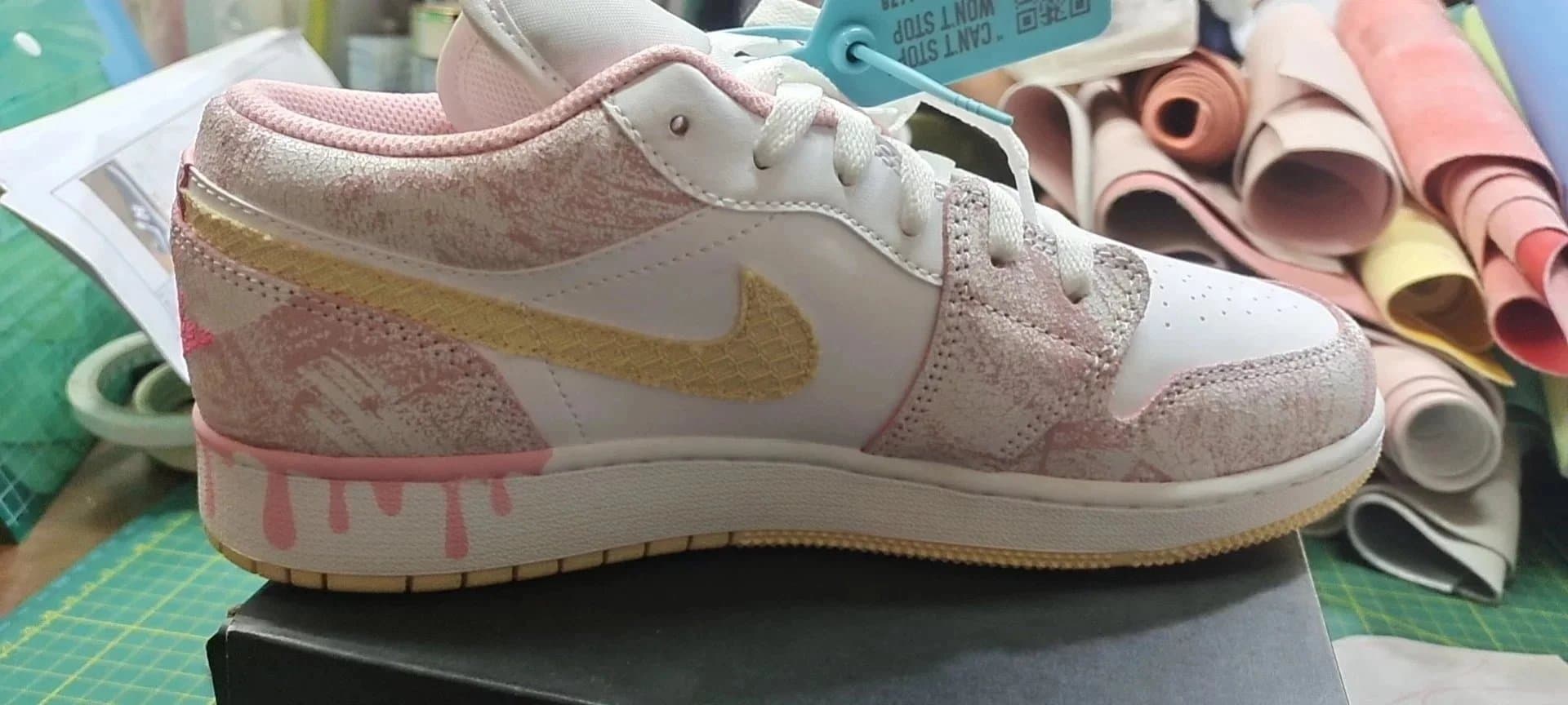 Nike Dunk Low Off-White 'Panda' Pink