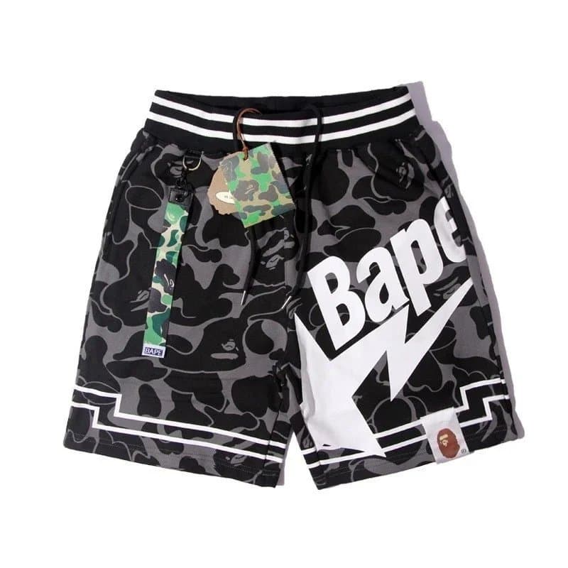 BAPE Shark Camo Shorts Split Camo — A22