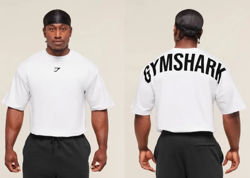 Graphic T-Shirt Gymshark Logo Back