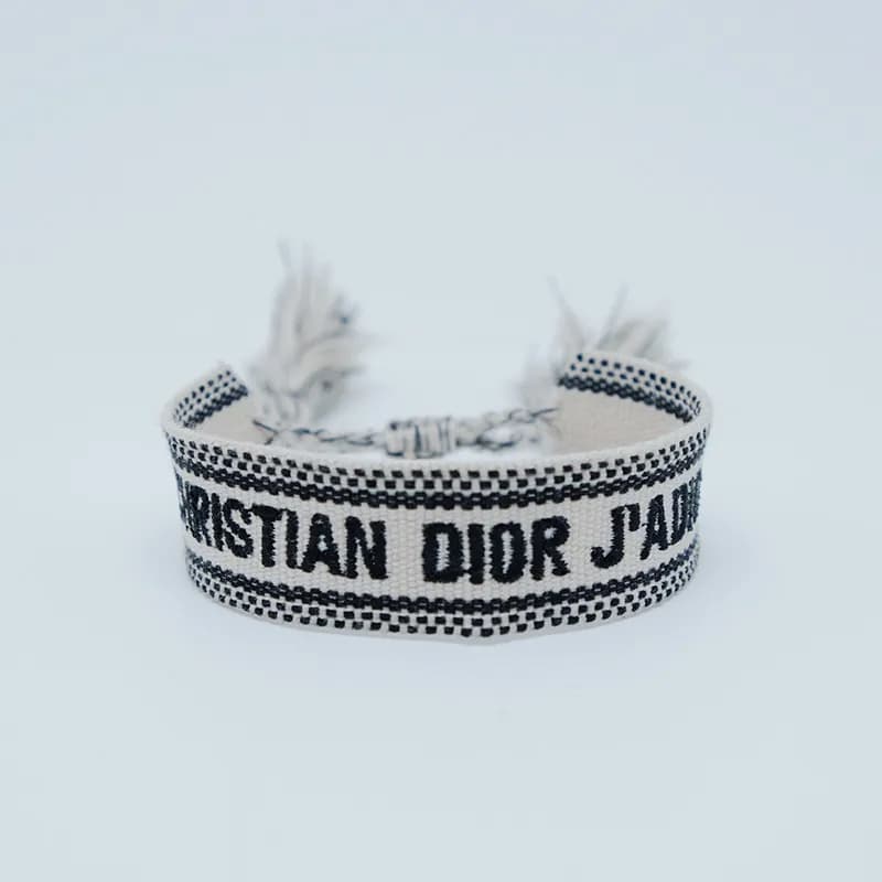 Dior J'ADIOR Woven Bracelet Logo Tape