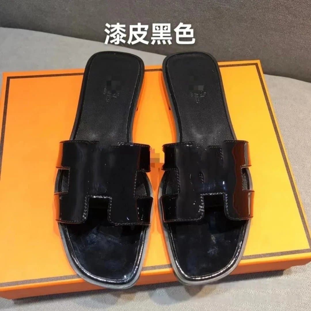 Hermès Oran Slide All White — 08
