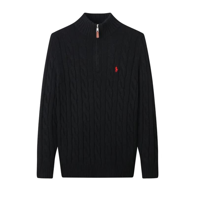 Polo Ralph Lauren Cable Knit Quarter-Zip Sweater Classic Cable