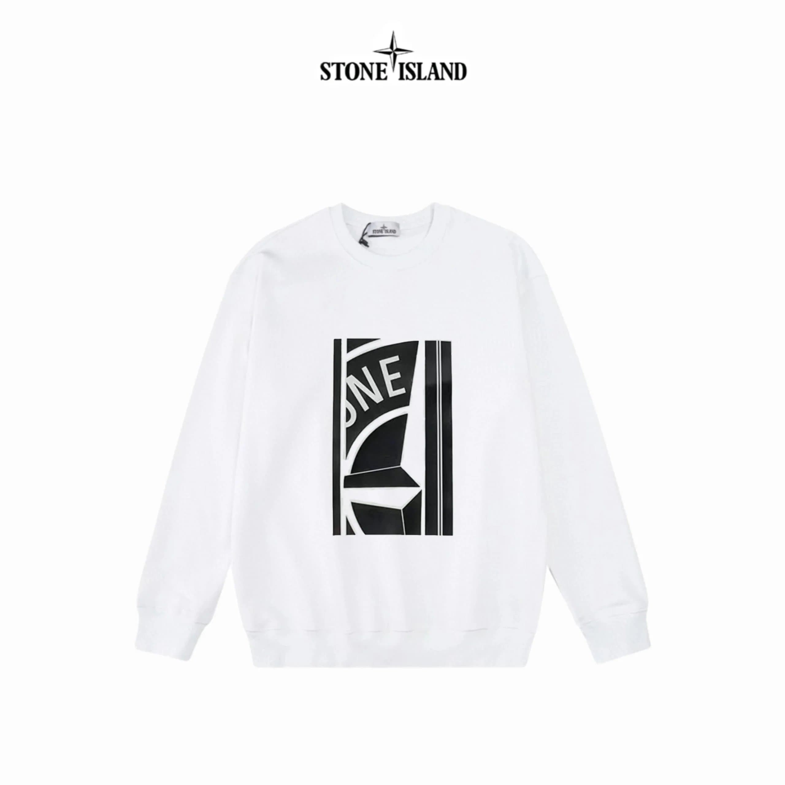 Stone Island Crewneck Sweatshirt Compass Patch — 5