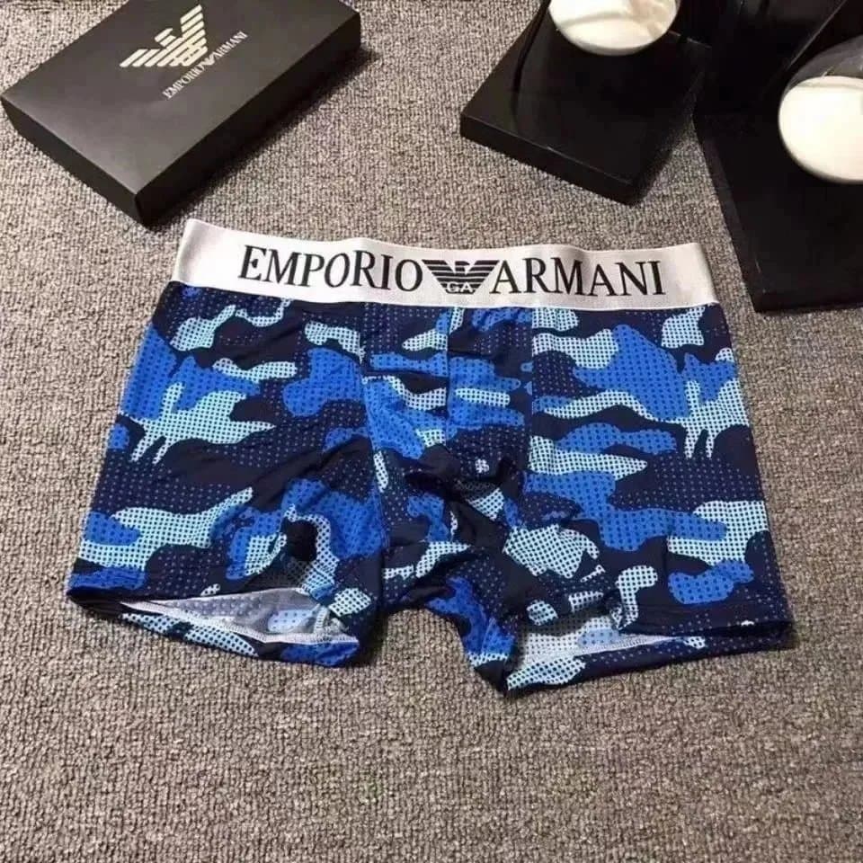 Emporio Armani Boxer Briefs 4-Pack — 4（蓝色）