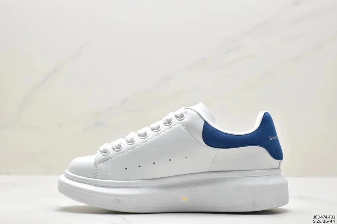Alexander McQueen Oversized Sneaker White/Navy