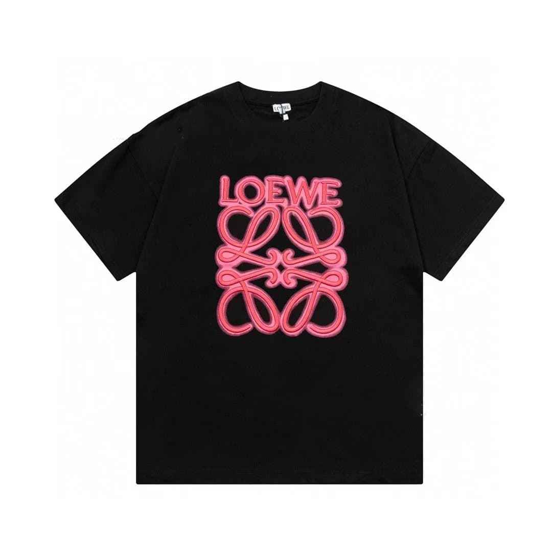 Loewe T-Shirt Anagram Patch — 06黑色