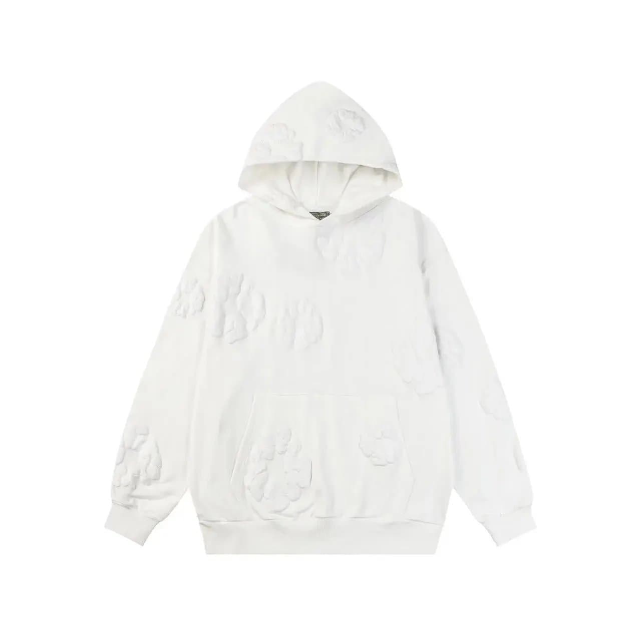 Gallery Dept. Cloud Hoodie 3D Cloud Print — 白色 卫衣