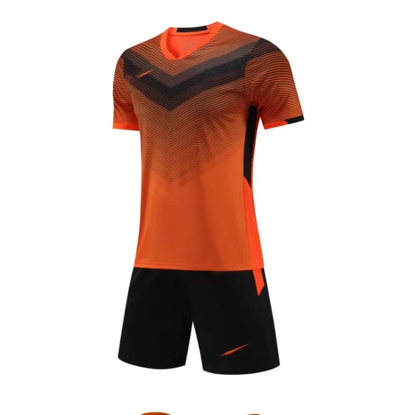Nike Training Jersey and Shorts Set Dynamic Print — 010橙色