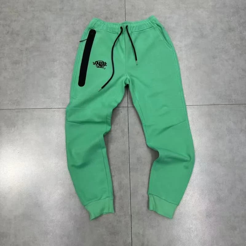 Travis Scott Joggers Graffiti Logo — 5203绿色长裤