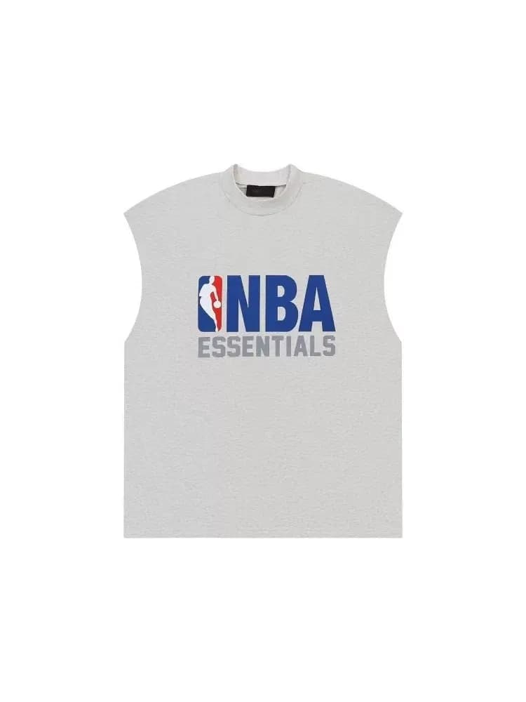 NBA Essentials Sleeveless Tee Heather Grey