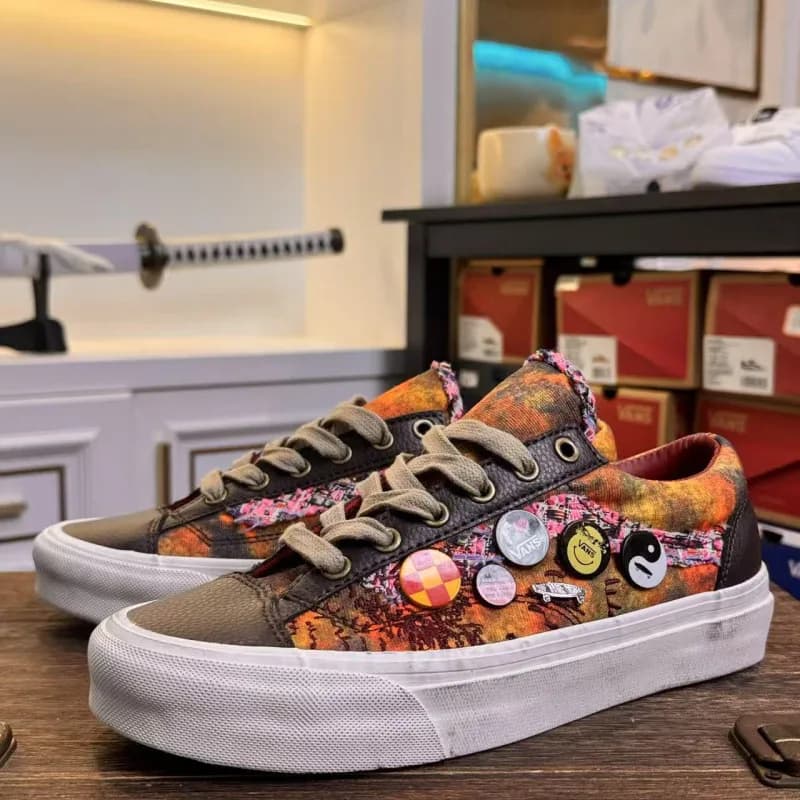 Vans × Off-White Old Skool Patchwork Floral