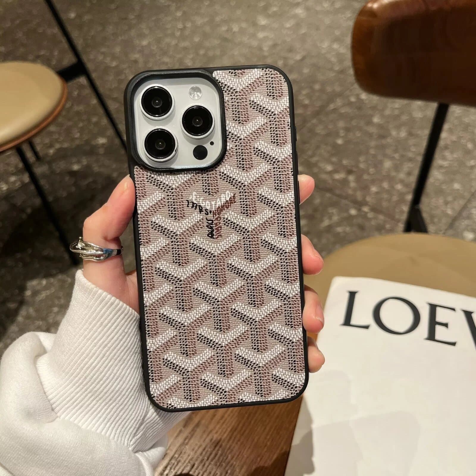 Goyard Phone Case Monogram Pattern — 12