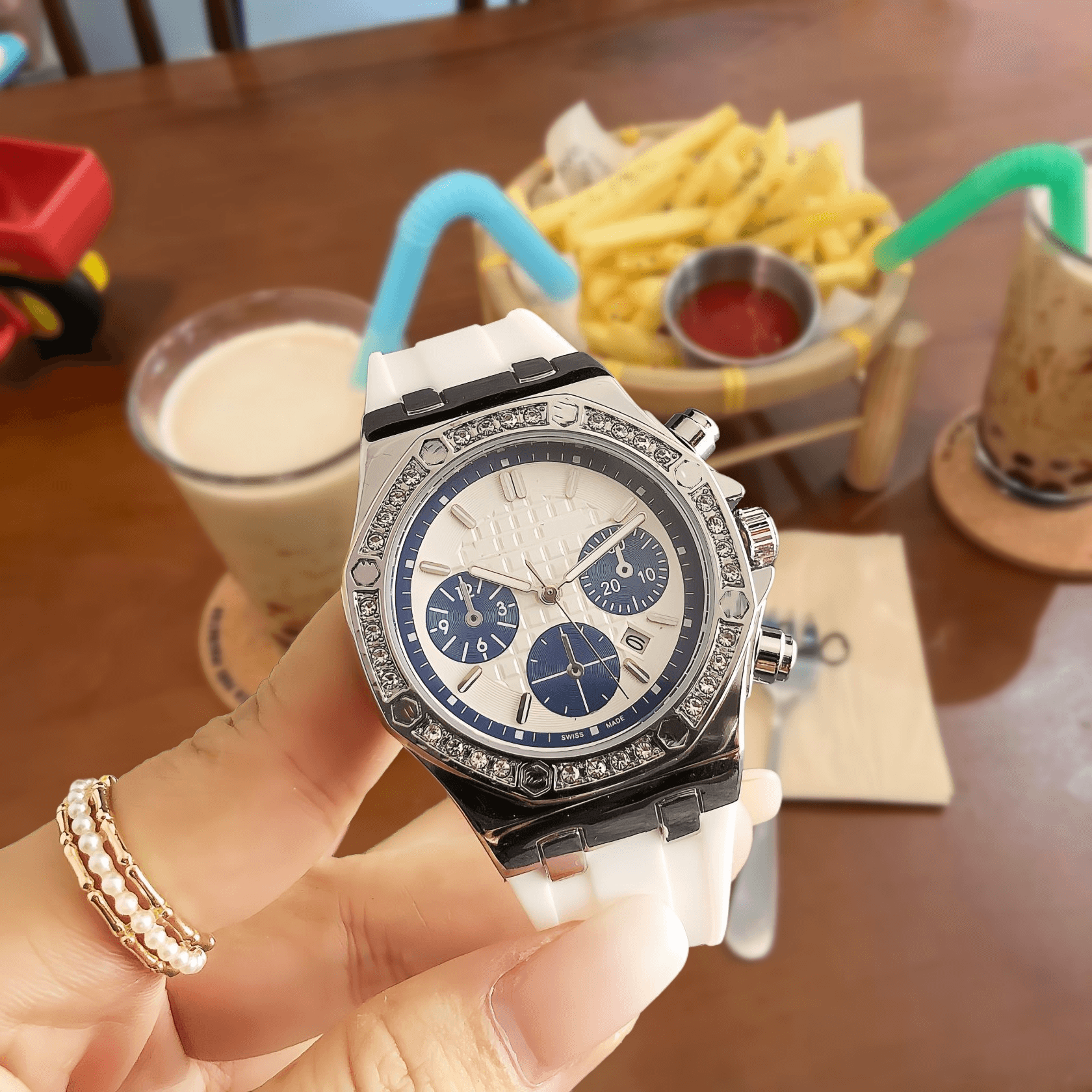 Audemars Piguet Chronograph Watch Fully Iced — 28