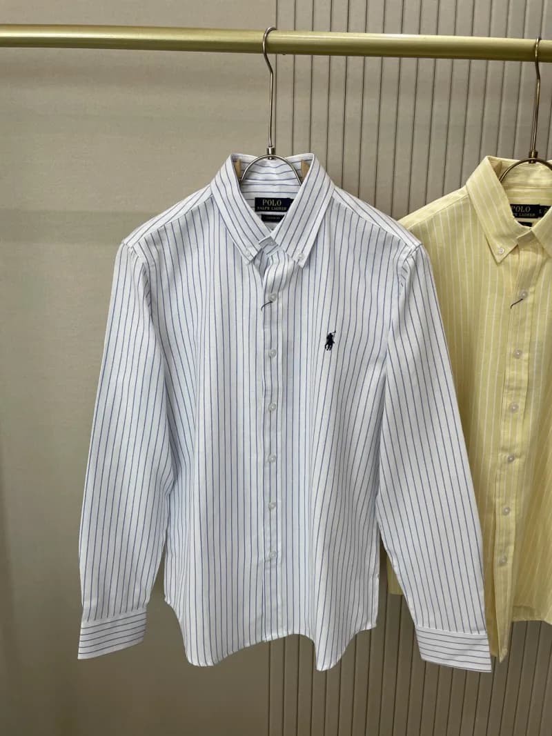 Polo Ralph Lauren Oxford Shirt Slim Fit Pinstripe