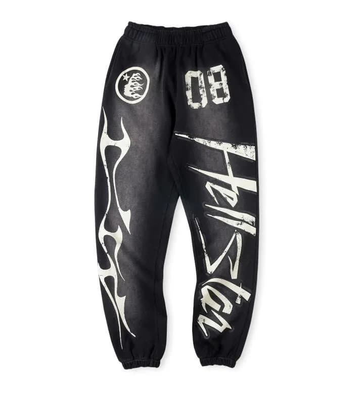 Hellstar Flame Sweatpants Flame Print — 12